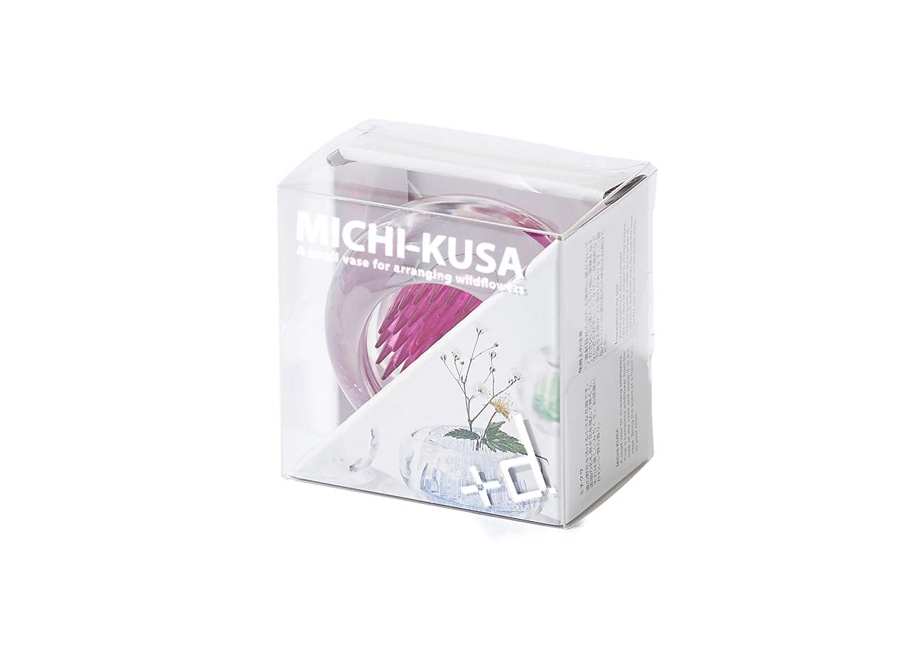 毎日の道が楽しくなる花器 ミチクサ | +d（プラスディー）高透明度で