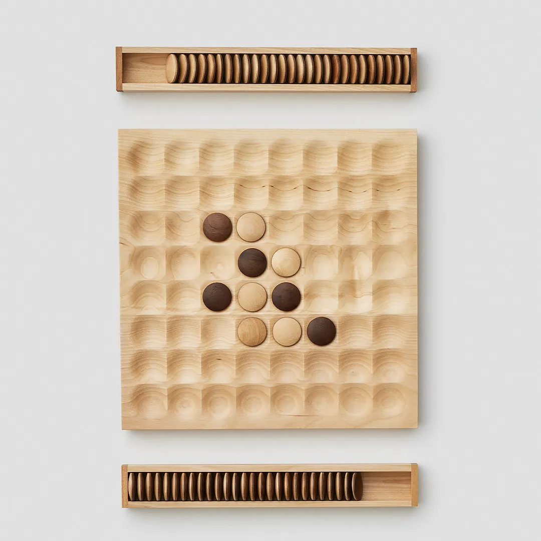 木製のリバーシ | Wooden reversi - ササキ工芸