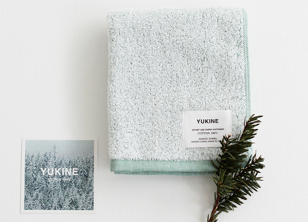 晒しにこだわり、抜群の吸水性を実現した泉州タオル ユキネタオル