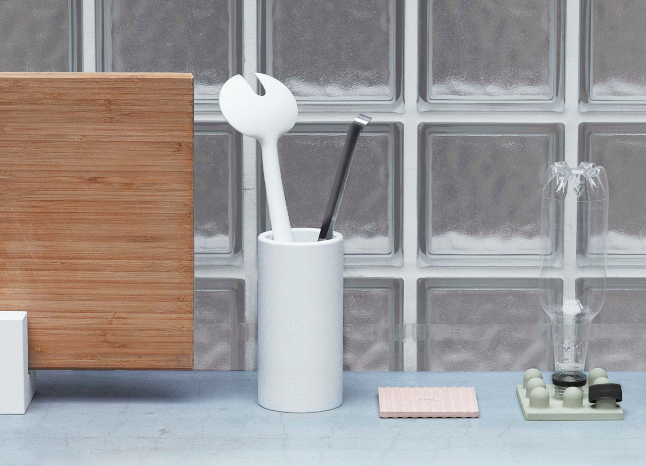 珪藻土のツールコンテナ  - soil -