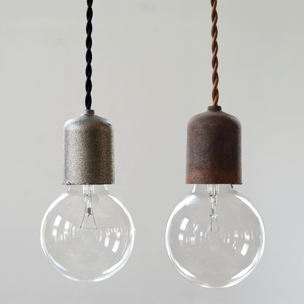 ソケットランプ 鉄 鉄錆