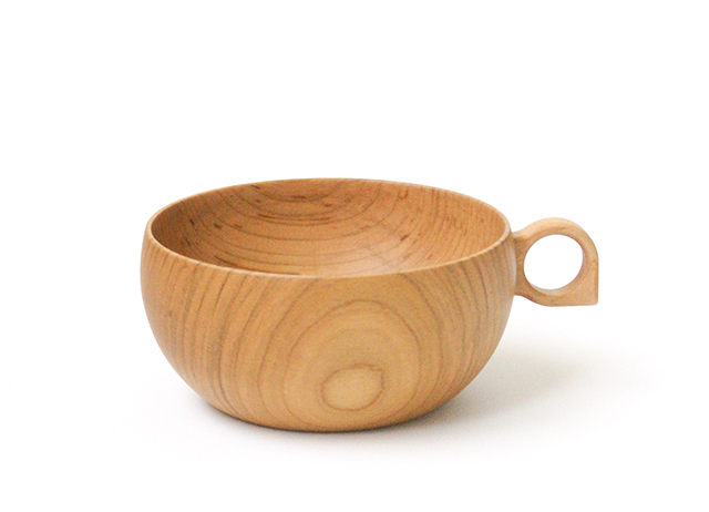 手で包み込みたくなる、桜のマグボウル -薗部産業