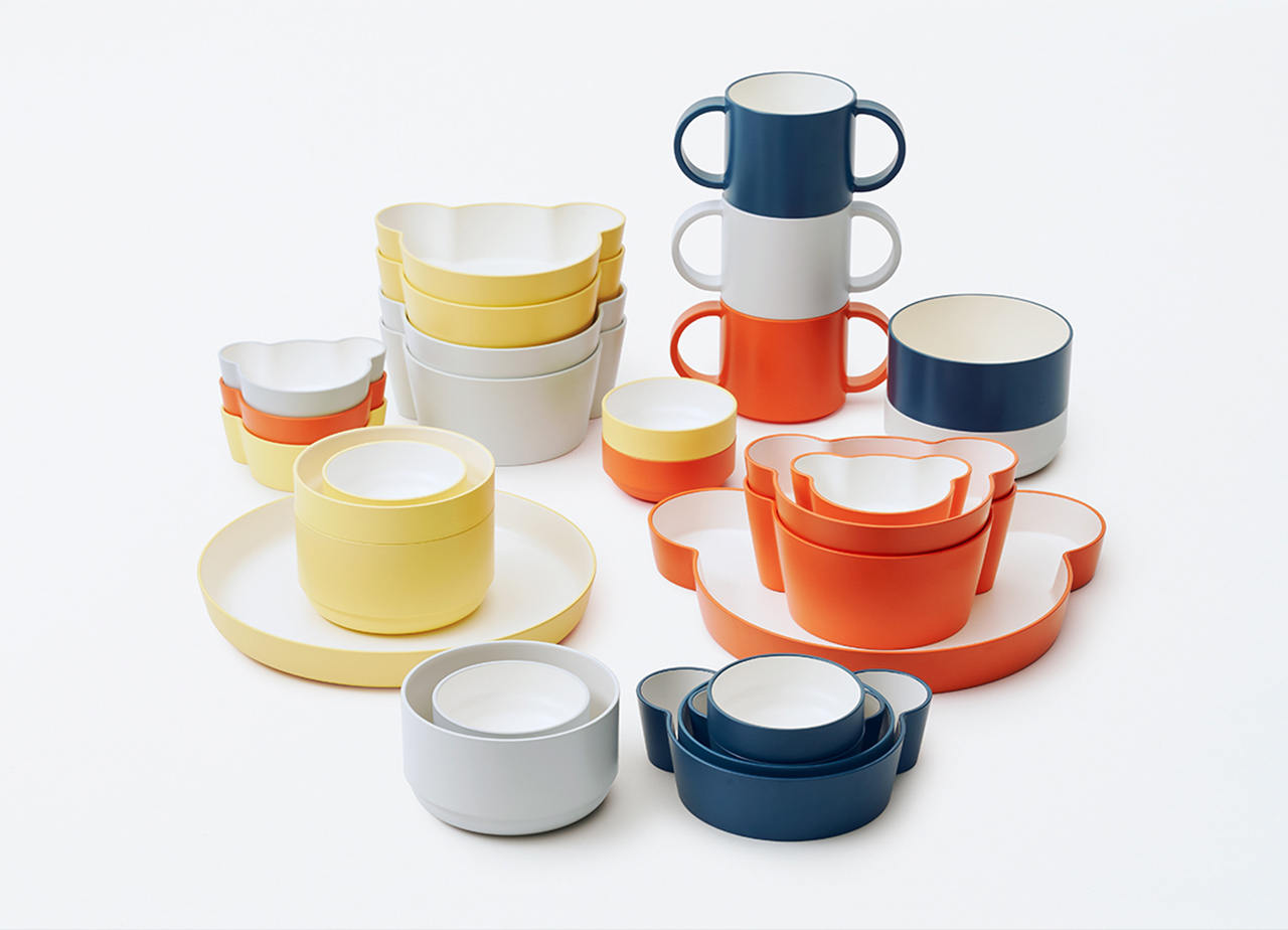 重ねて保存できるキッズディッシュ