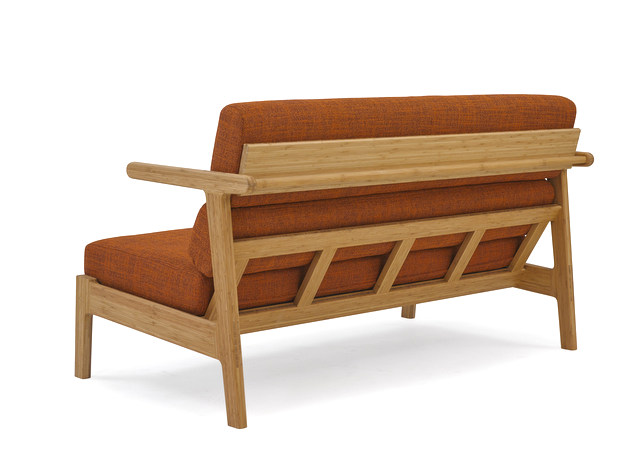 2人用の出入りしやすいソファ ブランチソファ -テオリ（TEORI）