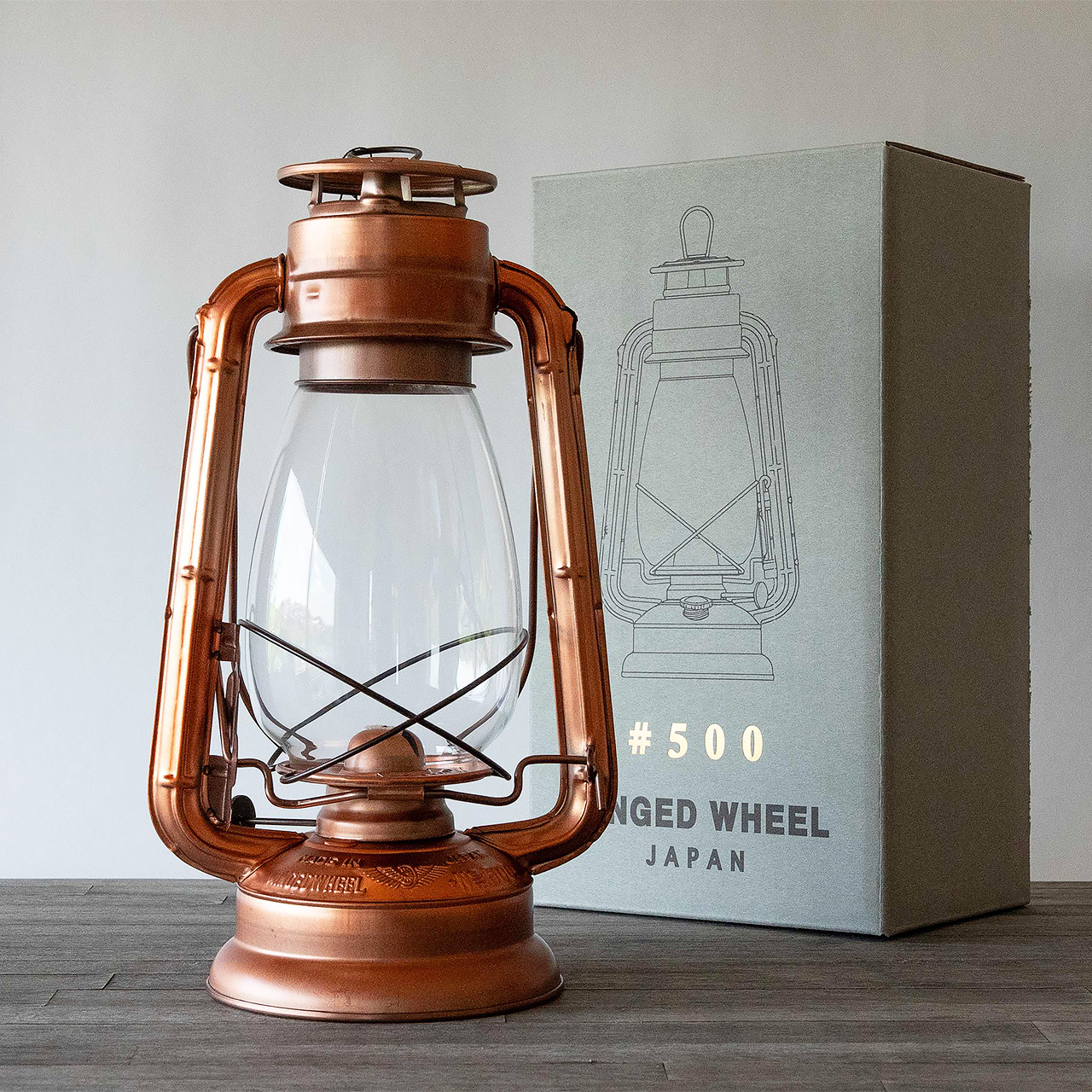 国産ハリケーンランプ 当店限定カラー - Winged Wheel社製（別所製作所）