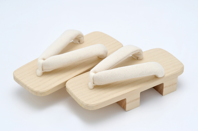 駒下駄（子供）生成り鼻緒