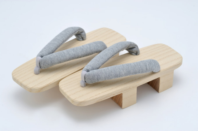 駒下駄（女性）グレー鼻緒