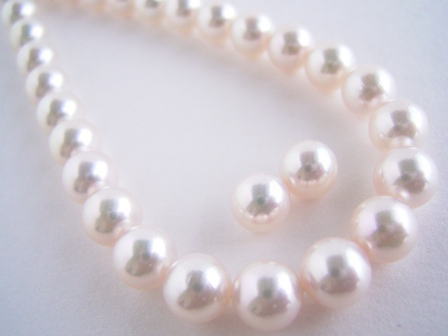 アコヤ真珠ネックレス＆ピアス(イヤリング)２点セット【8mm-8.5mm】【送料無料】swk-5428(あこや真珠 和珠 本真珠 パール 伊勢志摩)