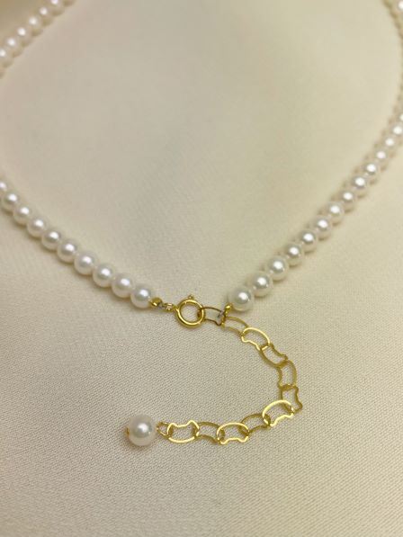 パール ネックレス アコヤ本真珠 レディース 日本製 和珠 8.0mm