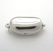 SVクラスプ【Sサイズ】　(留め具 金具 ビーンズクラスプ クラスップ　パール 真珠 ネックレス 用)