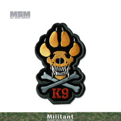 MILSPEC MONKEYパッチ　K9　（刺繍） 　FullColor