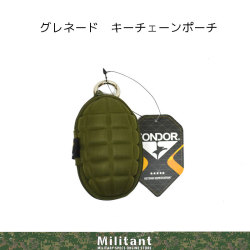 ＣＯＮＤＯＲ コンドル グレネード　キーチェーンポーチ　ＯＤ