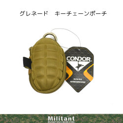 ＣＯＮＤＯＲ コンドル グレネード　キーチェーンポーチ　タン
