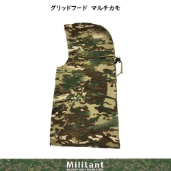 グリッドフード　マルチカモ　防寒フード