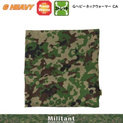 Gヘビー　ネックウォーマー　陸自迷彩　裏起毛 戦人