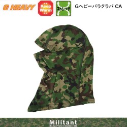 Gヘビー　バラクラバ　陸自迷彩　裏起毛 戦人