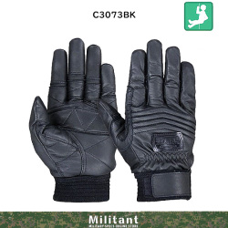 トンボレスキュー　C3073BK  ロープ降下用　牛革手袋
