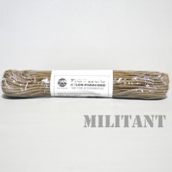 ロスコ ＲＯＴＨＣＯ ナイロン製パラコード ５５０ＬＢ　タン １００フィート