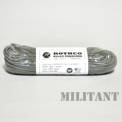 ロスコ ＲＯＴＨＣＯ ナイロン製パラコード ５５０ＬＢ　フォリッジグリーン　１００フィート