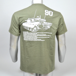90戦車Ｔシャツ（９０後ろ姿）