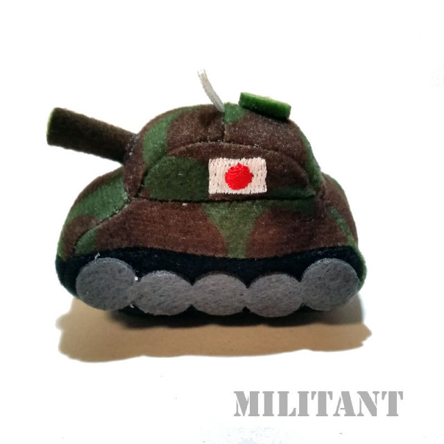 61式戦車キーホルダー リールキーホルダー 地球連邦軍61式戦車5型セモベンテ隊 1/35