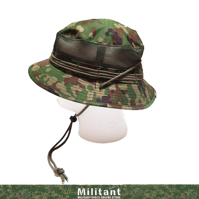NVG ブッシュハット　陸自迷彩　ウエイトポーチ 射撃ハットサイドメッシュ ブッシュハット