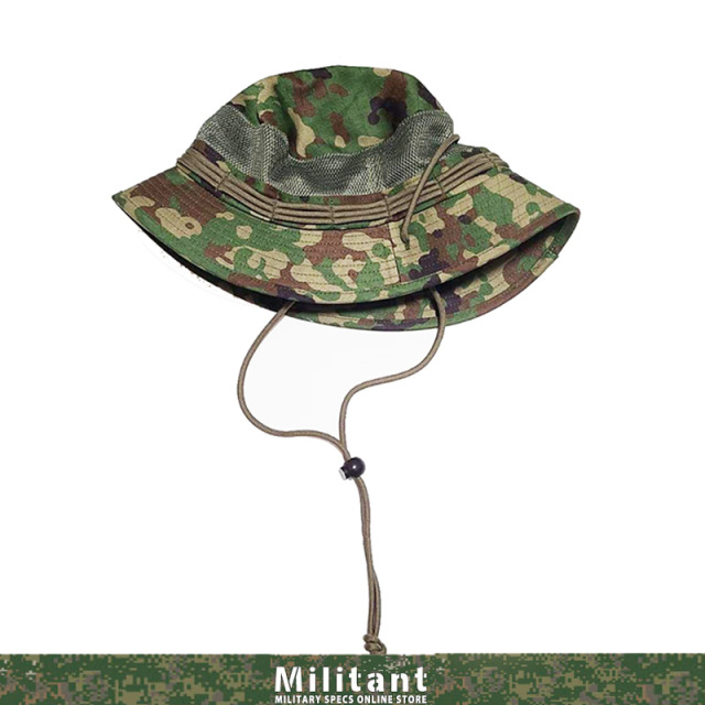 射撃ハットサイドメッシュ ブッシュハット