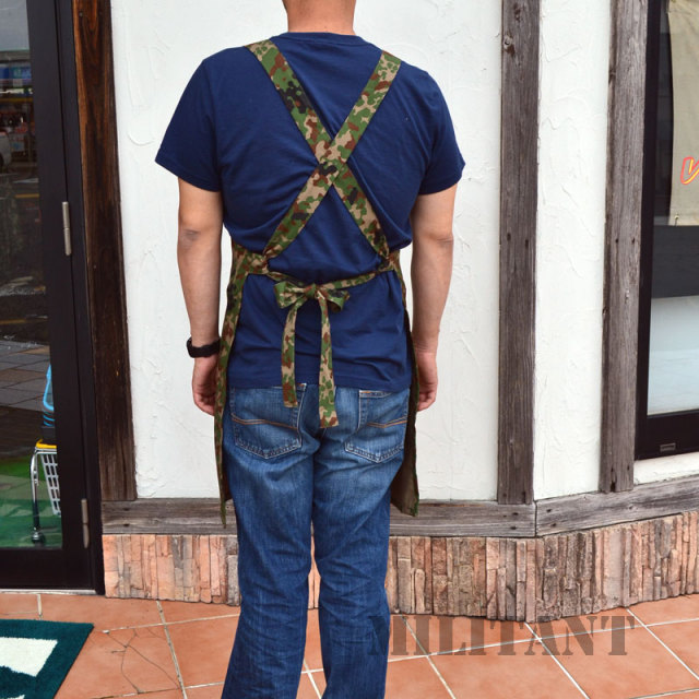 E/C 生地 迷彩エプロン（半永久撥水生地使用） 日本製