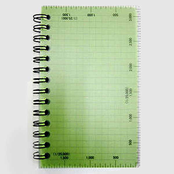 防水メモ帳　横開き