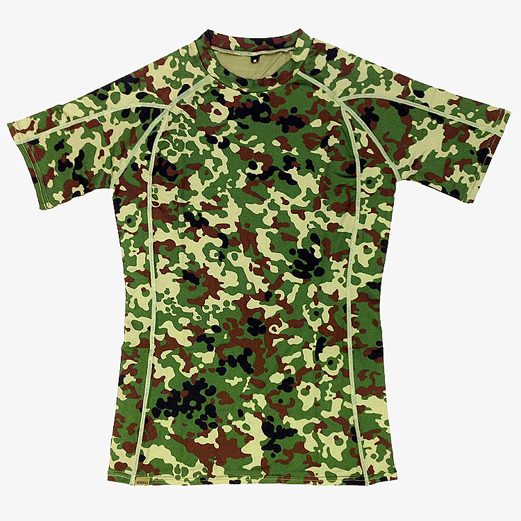 パワーシャツ迷彩　半袖