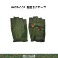 ハーフフィンガーグローブ　迷彩　人工皮革