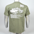 吸汗・速乾　90戦車Ｔシャツ（９０後ろ姿）