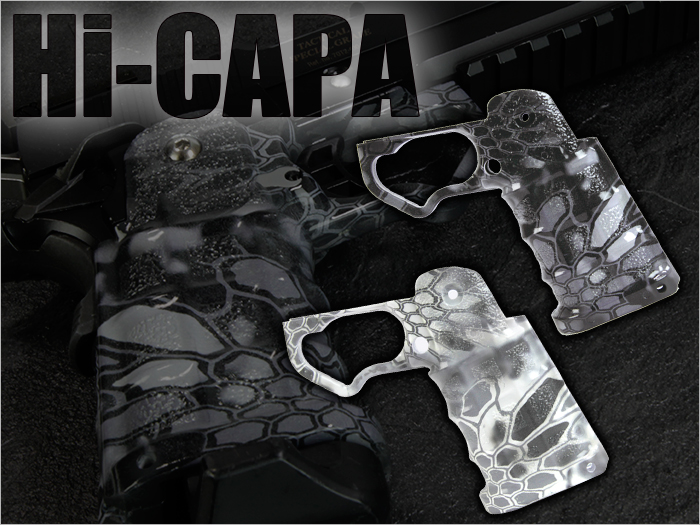 ライラクス NINE BALL 東京マルイ Hi-CAPAシリーズ用 ハイキャパ カスタムグリップ 4Dプリントカスタム レイド エアガン エアーガン