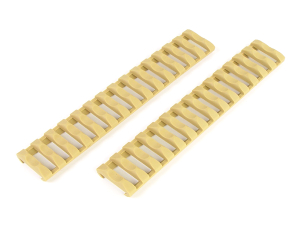 ライラクス NITRO.Vo ボーンレイルカバー ロング TAN エアガン エアーガン