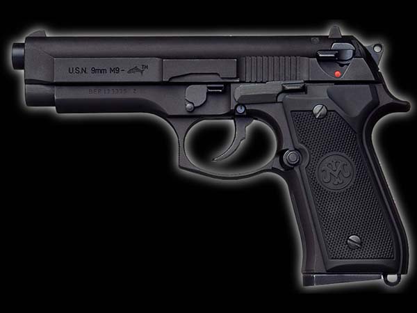 マルシン モデルガン完成品 U.S.N.9mm M9 ドルフィン ブラックABS エアガン エアーガン