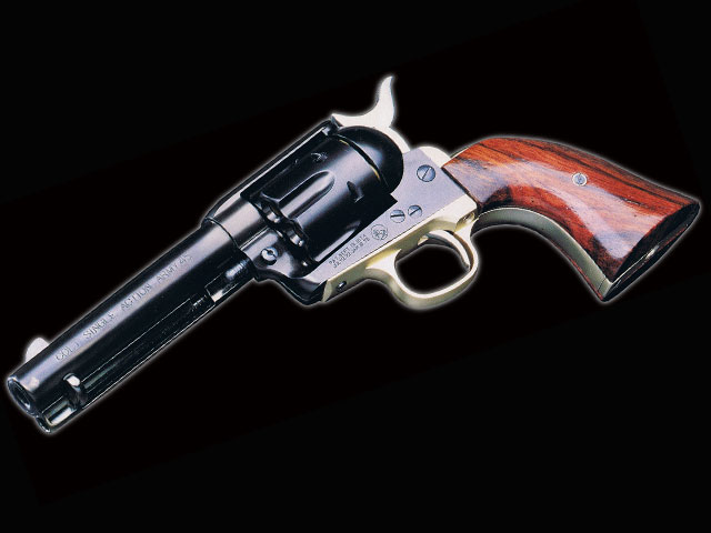 リボルバーガスガン コルトSAA45ピースメーカー・Ｘカートリッジシリーズ デラックスHW
