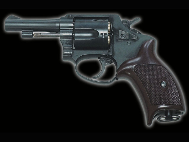 マルシン ８mmポリスリボルバー・「Xカートリッジ仕様」3inchブラックABS ガスガン組立キット ケース式リボルバー