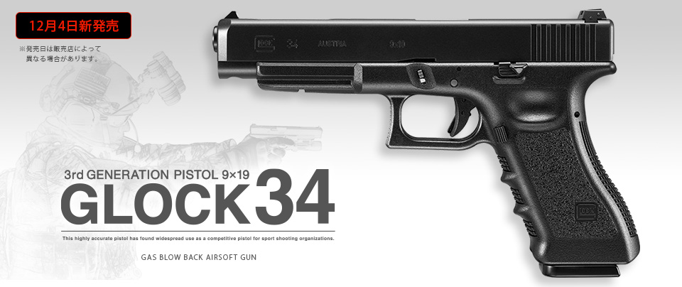 ガスブローバック　グロック34