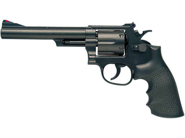 クラウンモデル  M19 6インチ ブラック 10才以上用 ホップアップエアリボルバー 357コンバットマグナム エアガン エアーガン