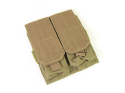 ライラクス GHOST GEAR M4/16ダブルマガジンパウチ TAN エアガン エアーガン