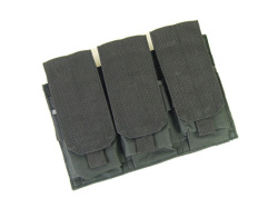 ライラクス GHOST GEAR M4/16トリプルマガジンパウチ BK エアガン エアーガン