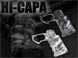 ライラクス NINE BALL 東京マルイ Hi-CAPAシリーズ用 ハイキャパ カスタムグリップ 4Dプリントカスタム レイド エアガン エアーガン