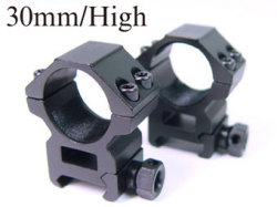 ライラクス Quintes sence 30mm Mount ring(マウントリング)2個セット High エアガン エアーガン