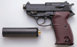 ワルサー・P38・6mmBB・ゲシュタポ+サイレンサー