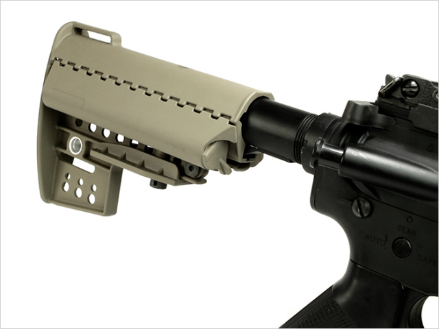 LAYLAX F.FACTORY M4/M16 リトラクタブルストックVL ライラクス F.FACTORY 【PROFIT】M16 リトラクタブルストックVL
