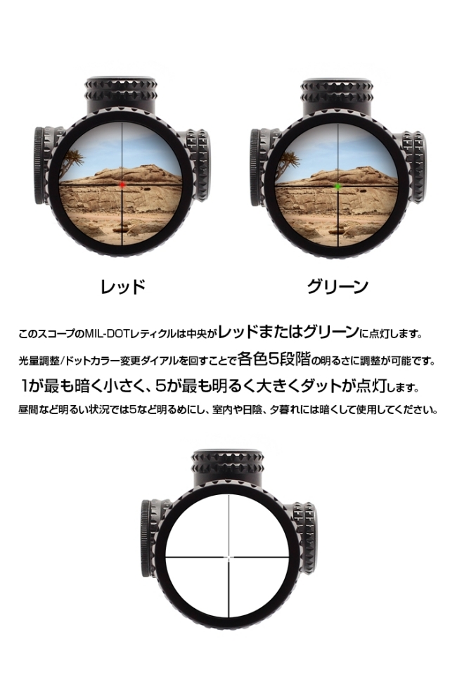 ライラクス サイトロンジャパン ミルスペック スコープ RS1-4