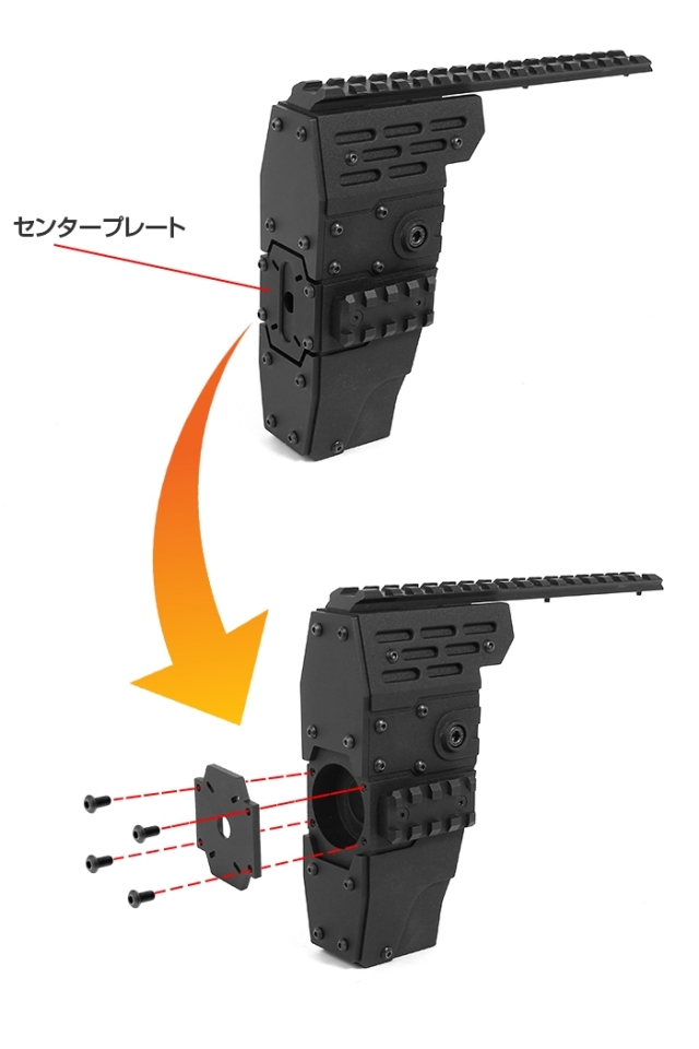 希少/中古/絶版 Laylax　NITRO.Vo P90アーマードレイルシステム ライラクス Laylax NITRO.Vo P90アーマードレイルシステム
