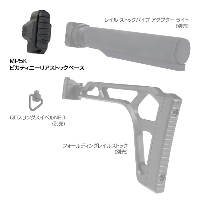 ライラクス F.FACTORY 東京マルイ MP5K ピカティニーリア