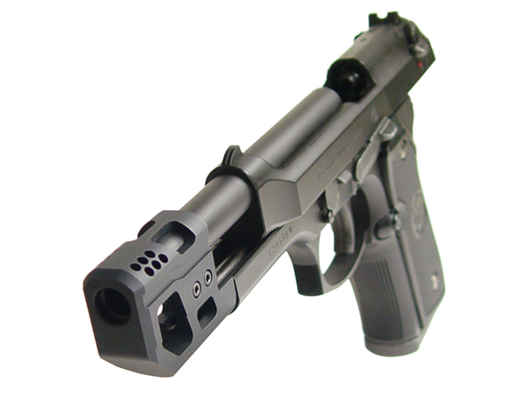 東京マルイ エアコキガバメント ロングマガジン コンペンセイター レール付き ライラクス NINE BALL マルイ M92F コンペンセイター/セミロング