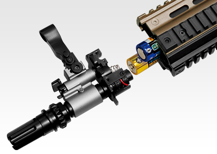 マルイ電動ガン ボーイズ スカーライトCQC、M4A1 TOKYO MARUI（東京マルイ） 電動ガンボーイズ スカーL CQC フラット